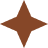 Geometric star design in dark colors